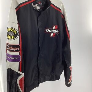 CHOKO Legacy Series Factory Racing Jacket Men’s SZ L “Dodge” Leather Sleeves